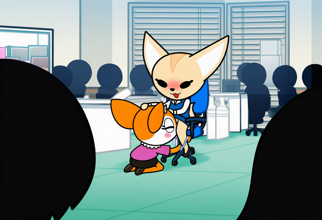 fenneko and tsunoda (aggretsuko and etc) directed by boxen549