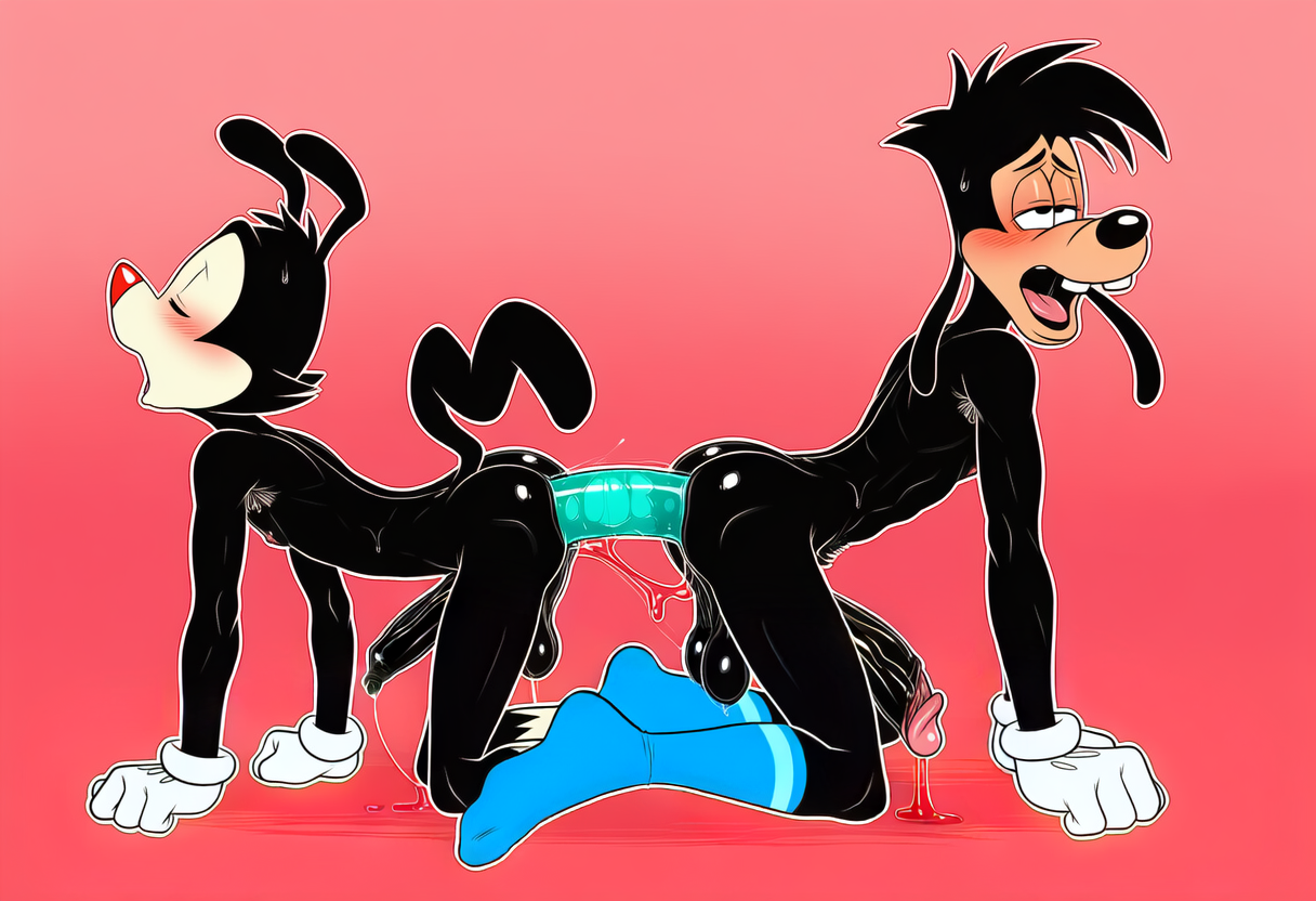 max goof and yakko warner (animaniacs and etc) directed by boxen549