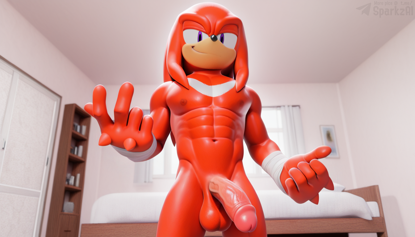 knuckles the echidna (sonic the hedgehog (series) and etc) directed by sergalbutt
