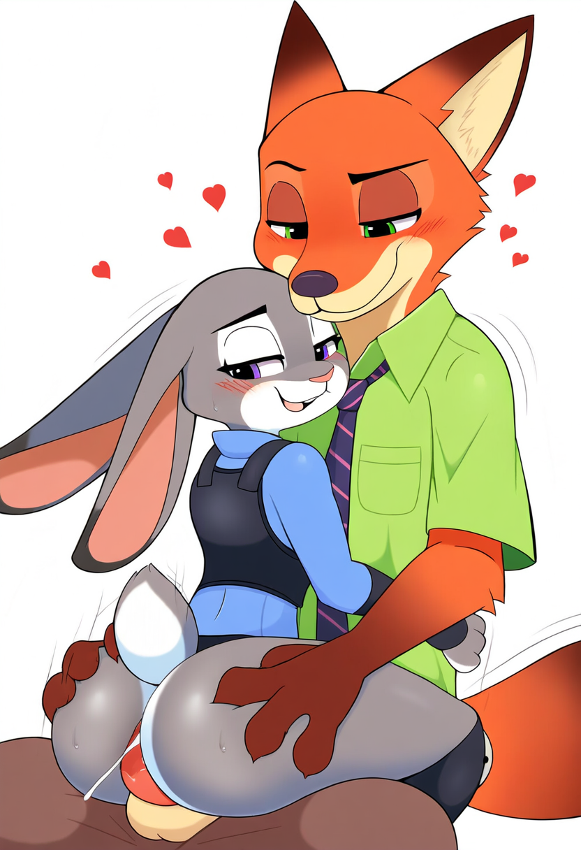 judy hopps and nick wilde (zootopia and etc) directed by tundra96