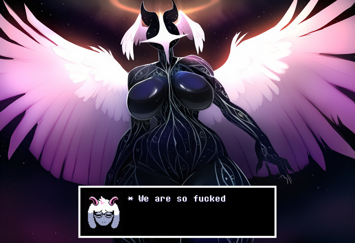 ralsei and titan (undertale (series) and etc) directed by fasade