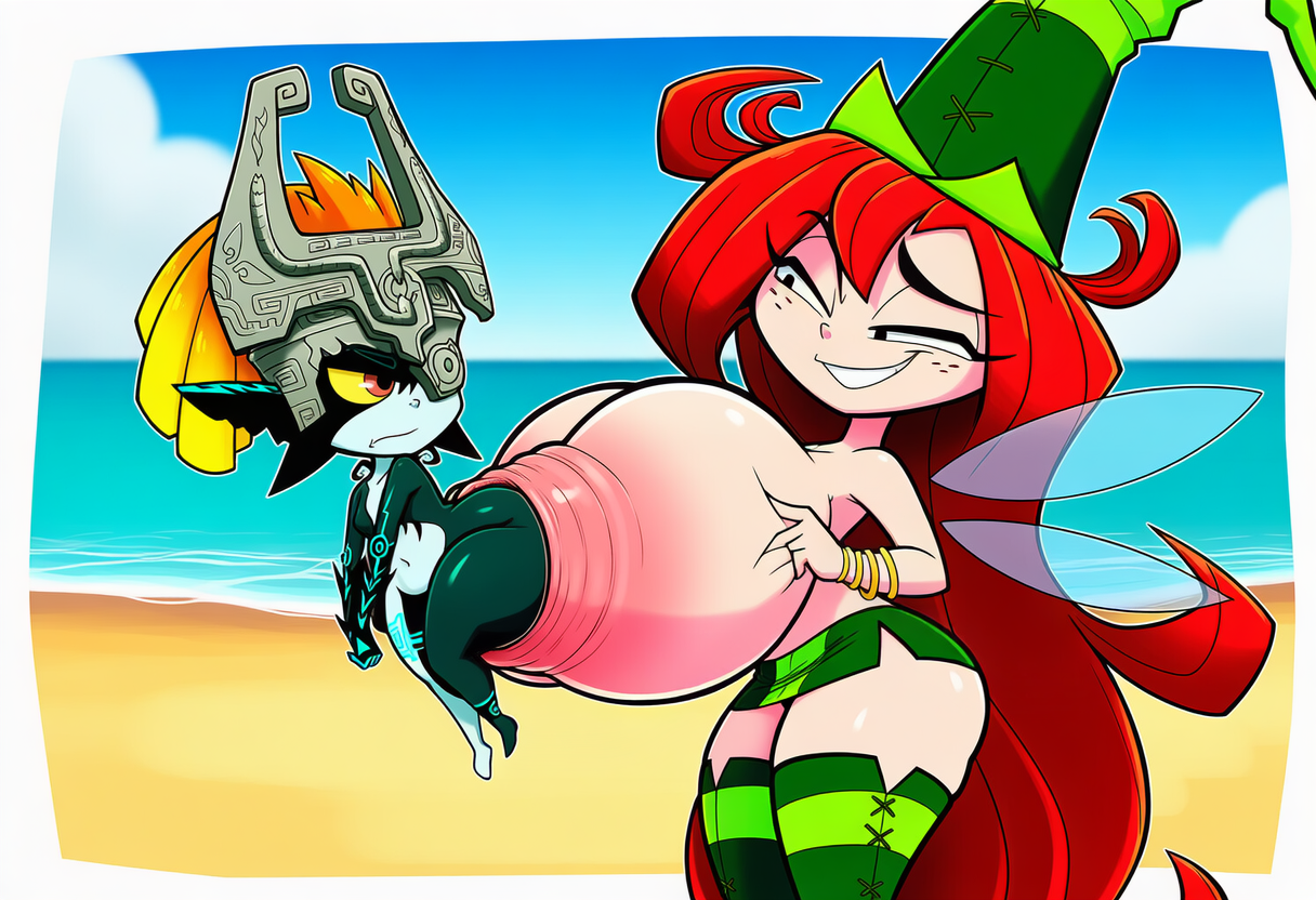 betilla and midna (the legend of zelda twilight princess and etc) directed by boxen549