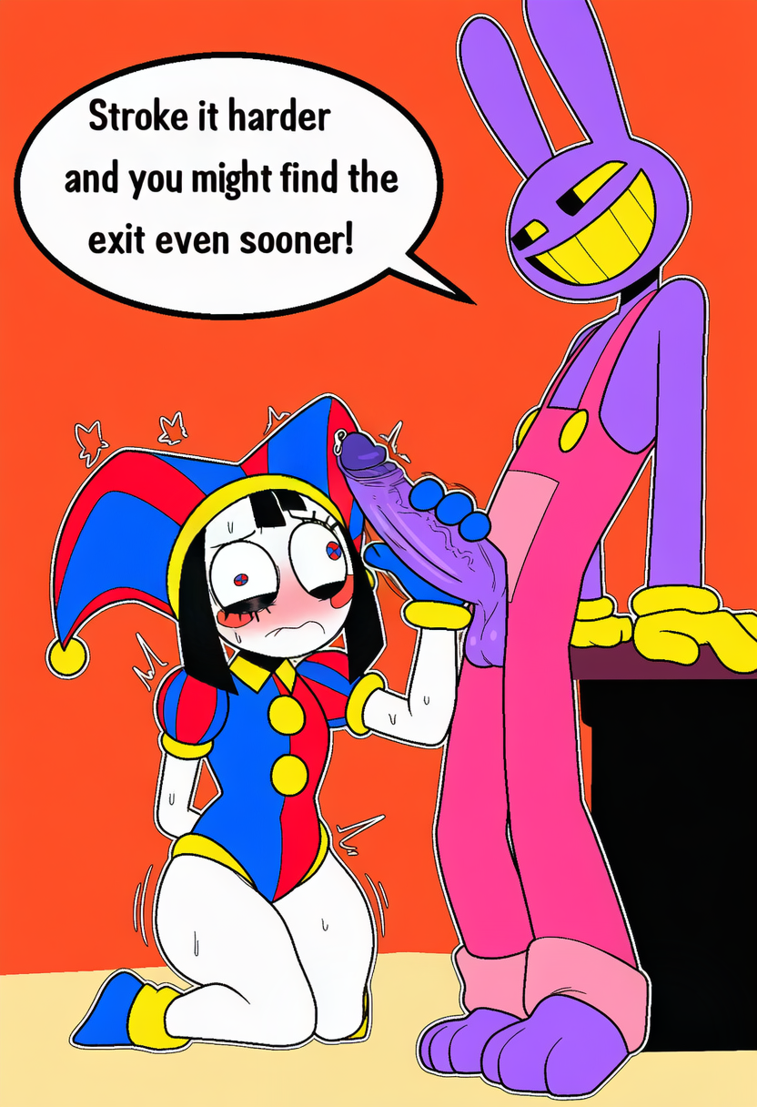 jax and pomni (the amazing digital circus) directed by boxen549