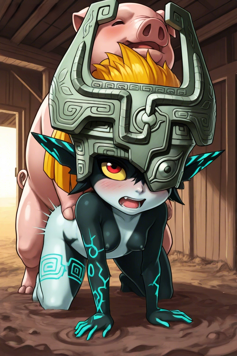 midna (the legend of zelda twilight princess and etc)