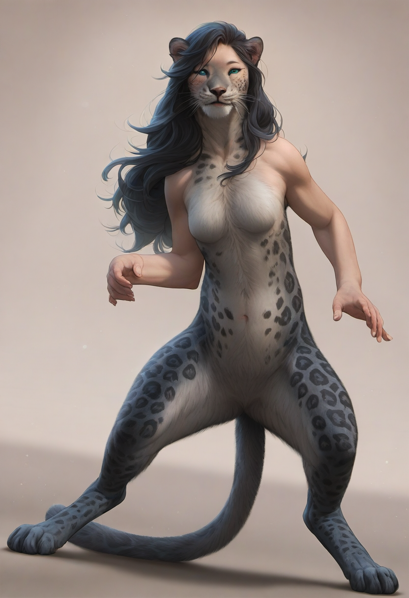 anthro black_body black_fur black_hair digitigrade female fur hair human_to_anthro looking_at_viewer mid_transformation nude semi-anthro simple_background solo species_transformation standing tasteful_nudity transformation director_crashbandit animal_humanoid cat_humanoid felid felid_humanoid feline feline_humanoid humanoid mammal mammal_humanoid pantherine hi_res novelai