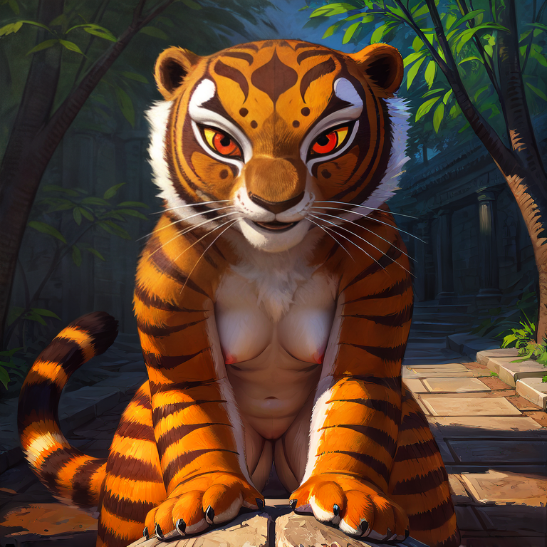 master tigress (kung fu panda) directed by sobaneko