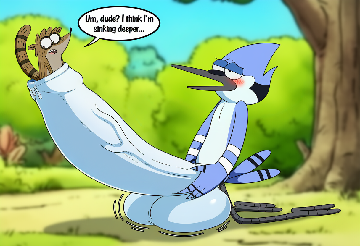 mordecai and rigby (cartoon network and etc) directed by boxen549