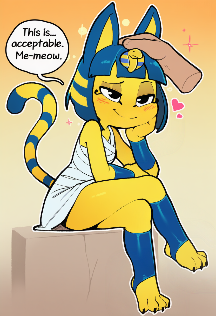 ankha (animal crossing and etc) directed by director sabre