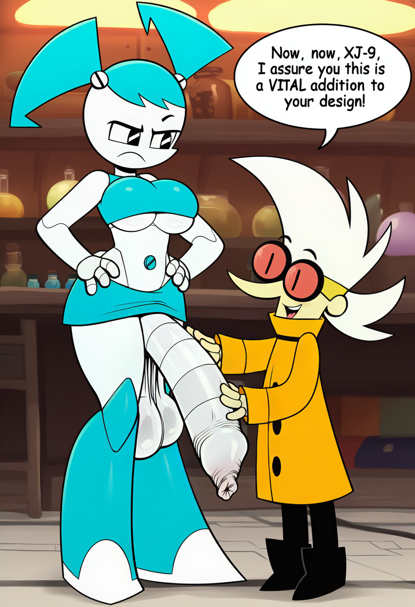 jenny wakeman and nora wakeman (my life as a teenage robot and etc) directed by boxen549