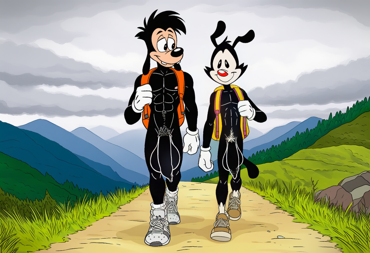 max goof and yakko warner (warner brothers and etc) directed by boxen549