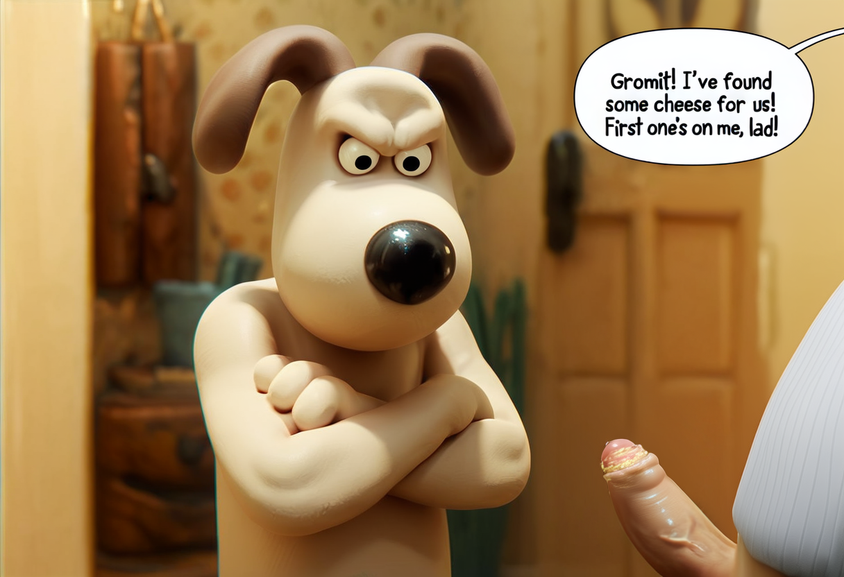 gromit and wallace (aardman animations and etc) directed by boxen549