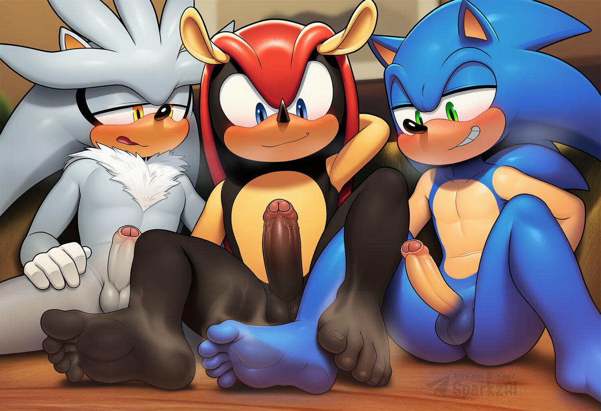 mighty the armadillo, silver the hedgehog, and sonic the hedgehog (sonic the hedgehog (series) and etc) directed by sergalbutt