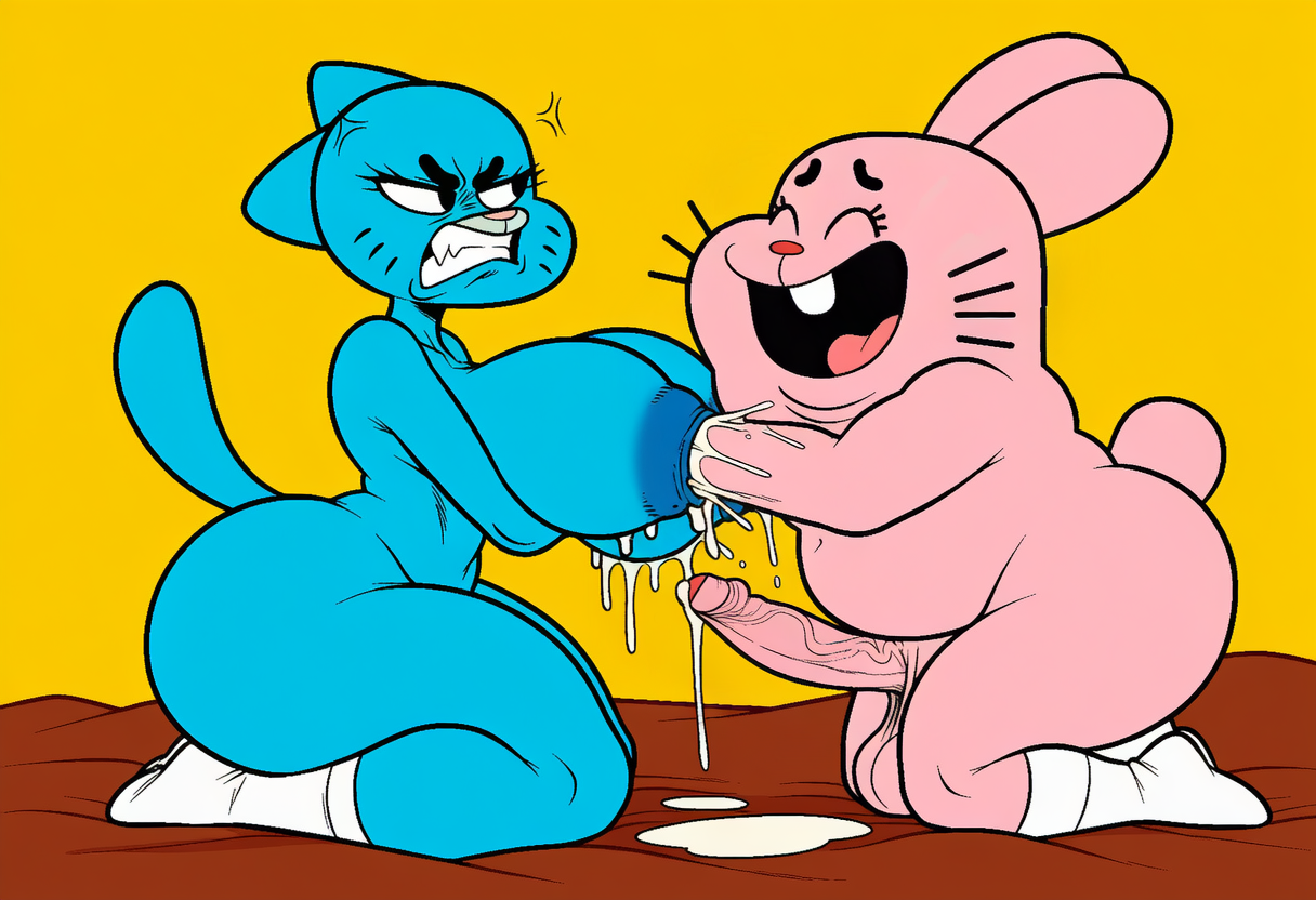 nicole watterson and richard watterson (the amazing world of gumball and etc) directed by boxen549