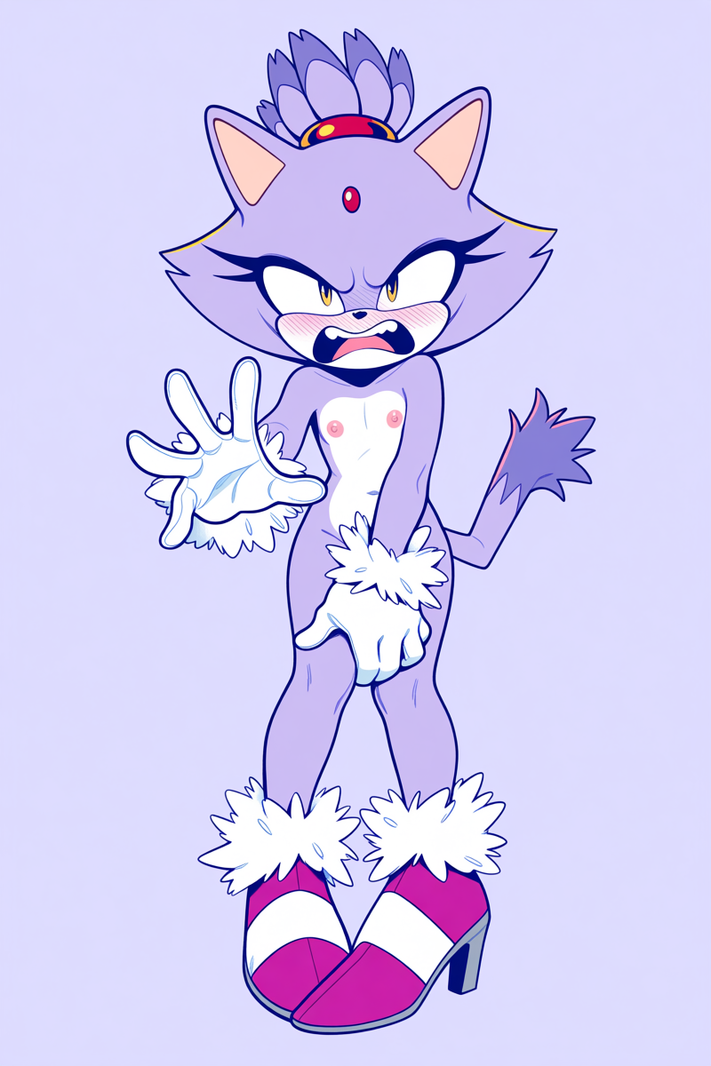 blaze the cat (sonic the hedgehog (series) and etc) directed by anonymous director