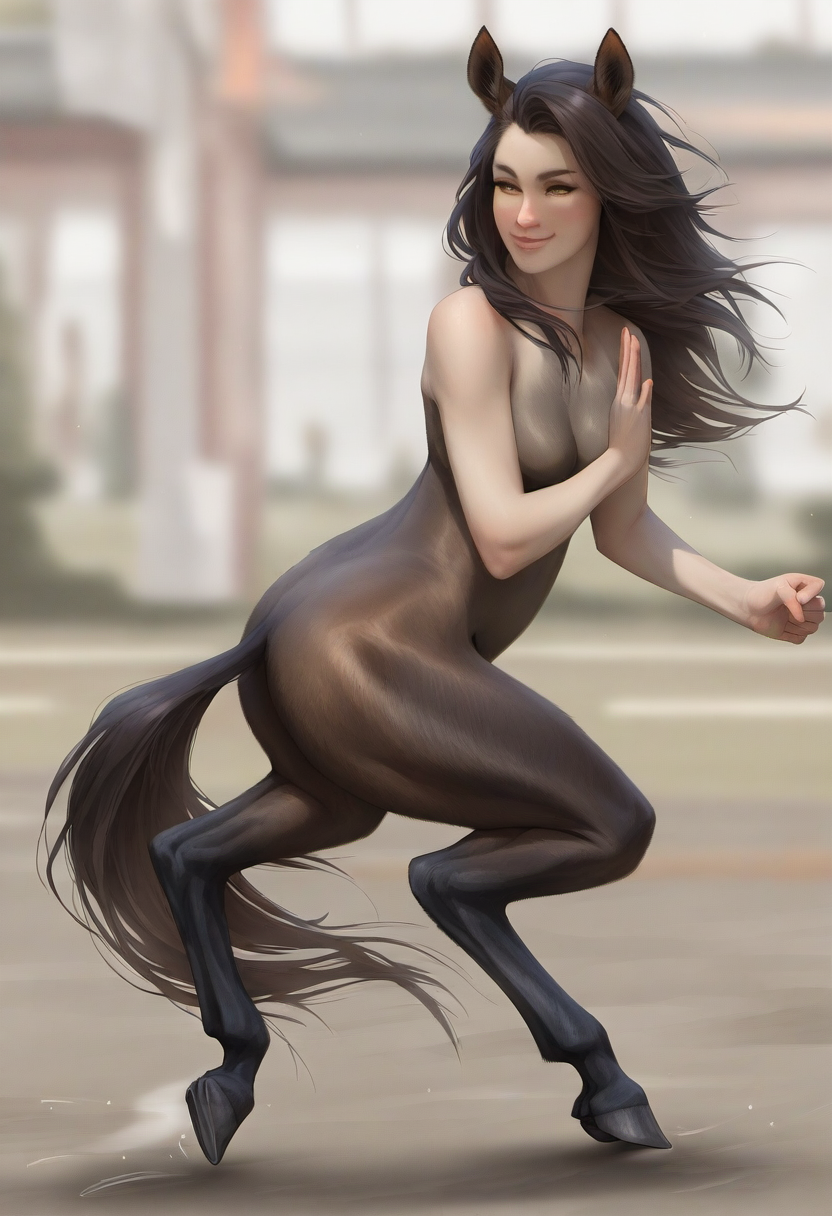 ai_tagging_(redrocket) anthro breasts brown_body brown_fur brown_hair building female fur hair hooves long_hair looking_at_viewer looking_back nude outdoors outside smile solo tasteful_nudity twisting walking director_crashbandit animal_humanoid equid equid_humanoid equine equine_humanoid horse humanoid mammal mammal_humanoid hi_res novelai