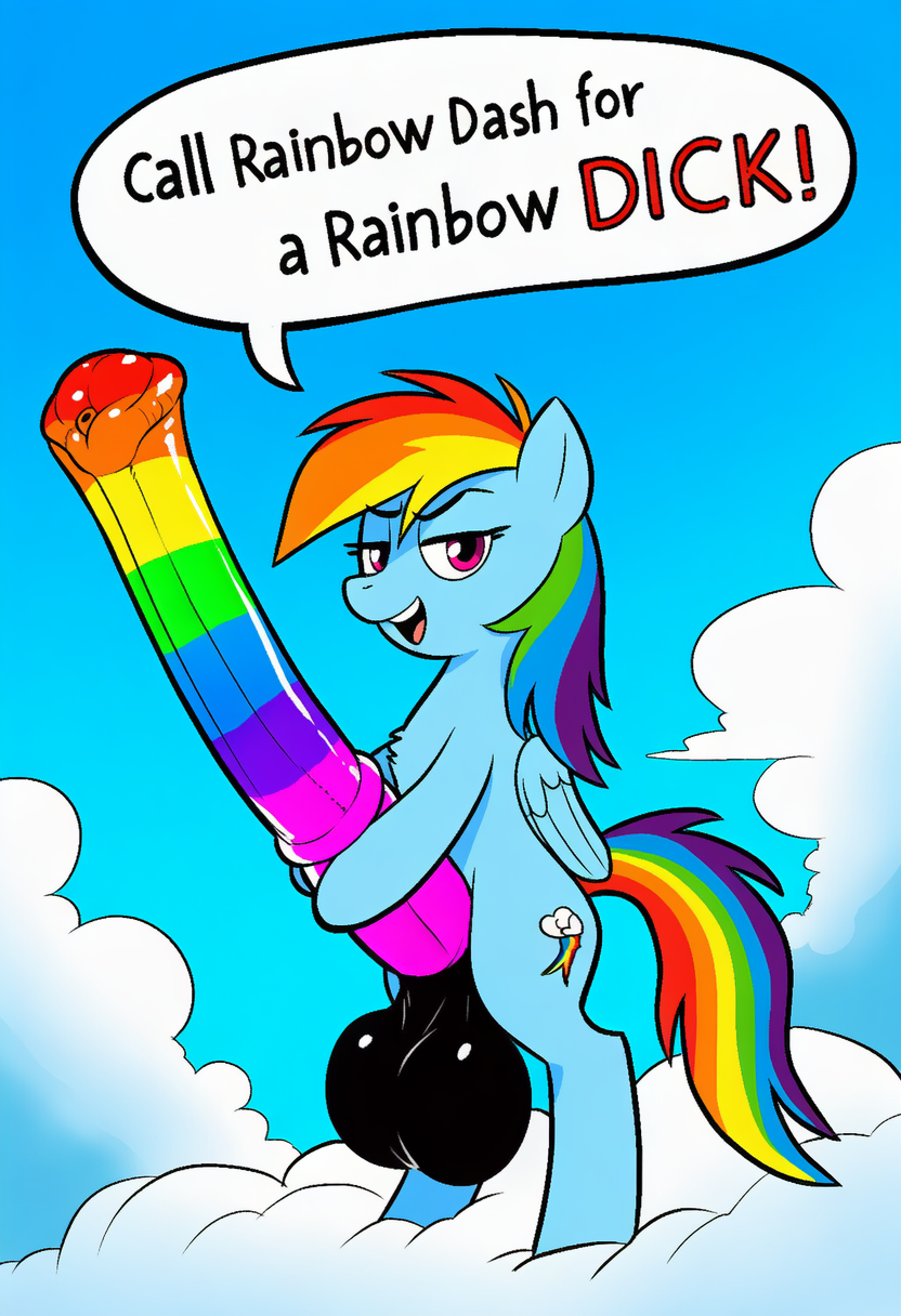 rainbow dash (friendship is magic and etc) directed by boxen549