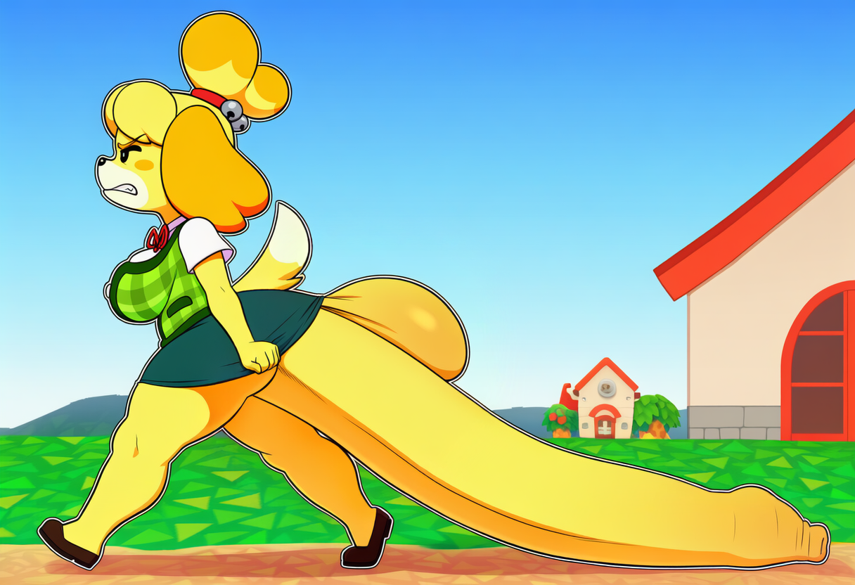 isabelle (animal crossing and etc) directed by boxen549