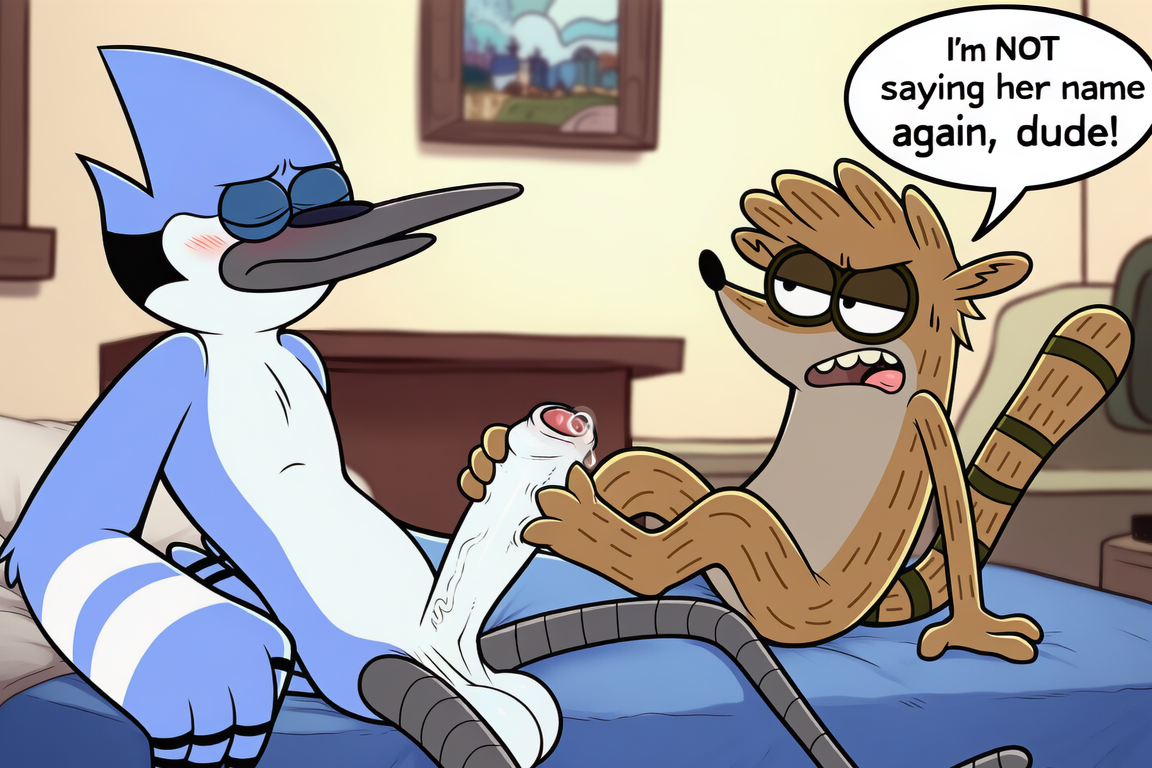 mordecai and rigby (cartoon network and etc) directed by boxen549