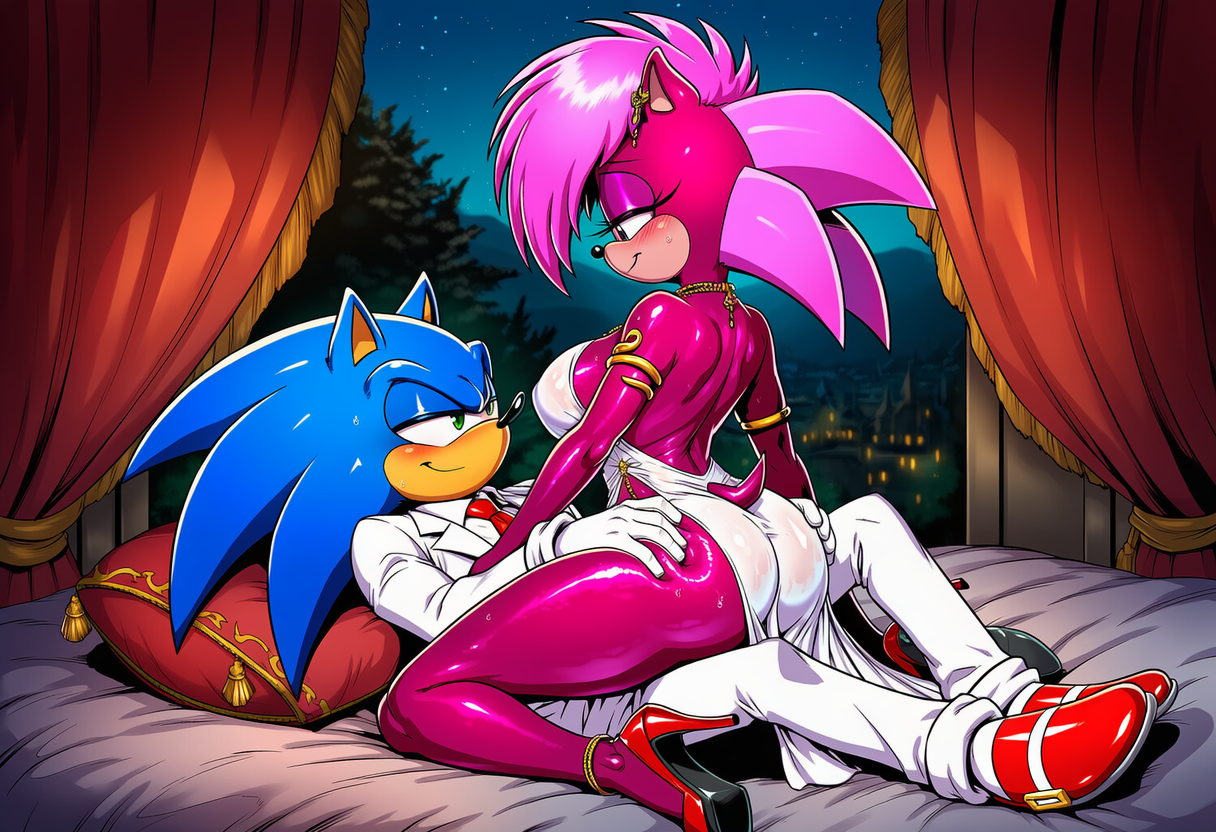 sonia the hedgehog and sonic the hedgehog (sonic the hedgehog (series) and etc)