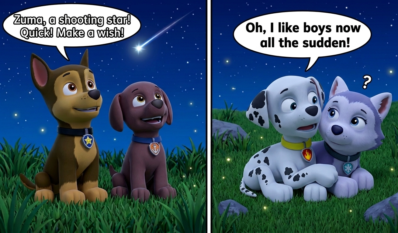 chase, everest, marshall, and zuma (paw patrol) directed by moriz