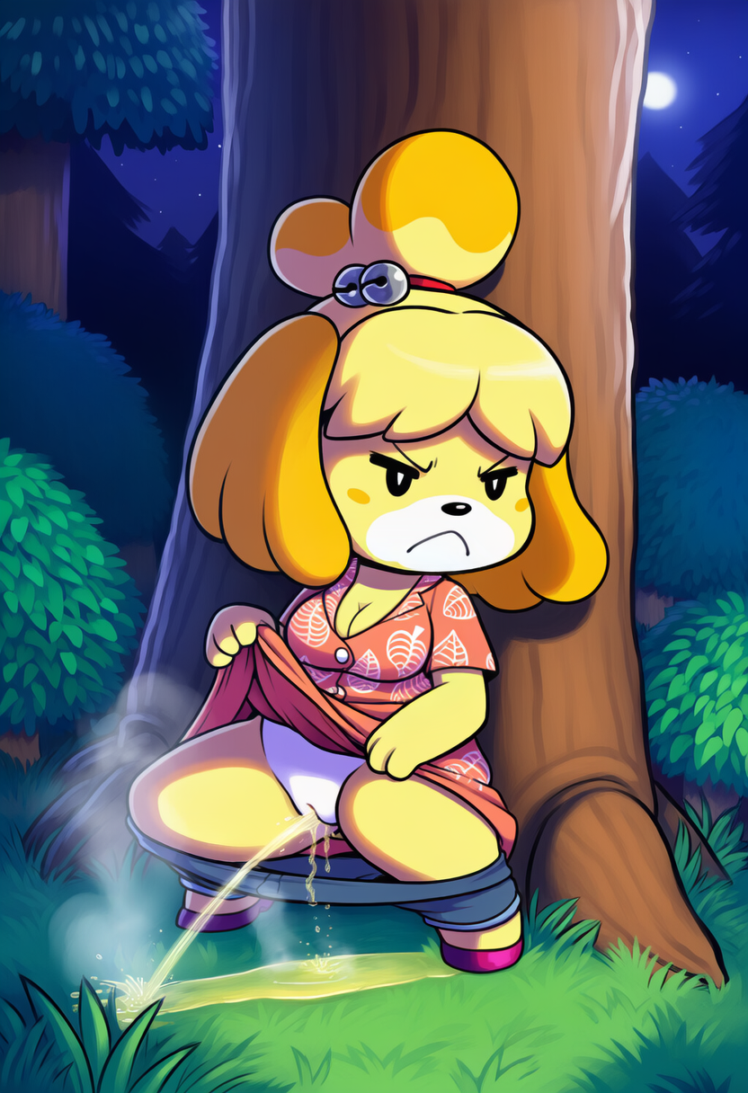 isabelle (animal crossing and etc) directed by boxen549