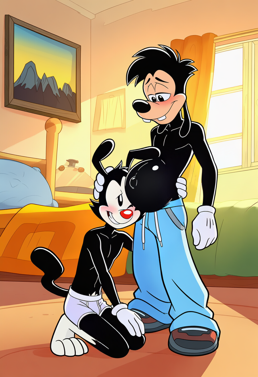max goof and yakko warner (warner brothers and etc) directed by boxen549
