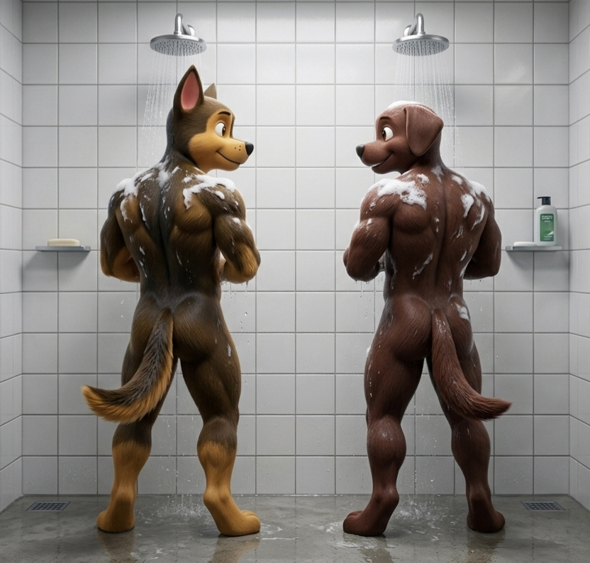 chase and zuma (paw patrol) directed by moriz