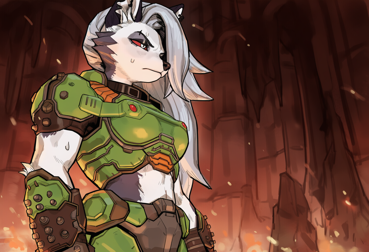 loona (doom eternal (game) and etc) directed by lewdraccoon