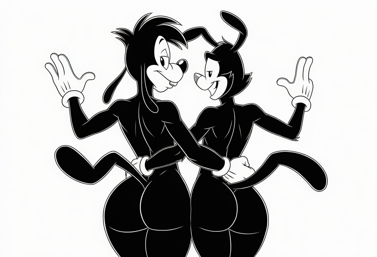 max goof and yakko warner (warner brothers and etc) directed by boxen549