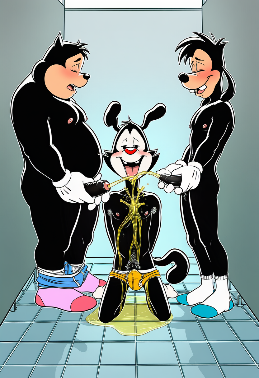 max goof, pj, and yakko warner (warner brothers and etc) directed by boxen549