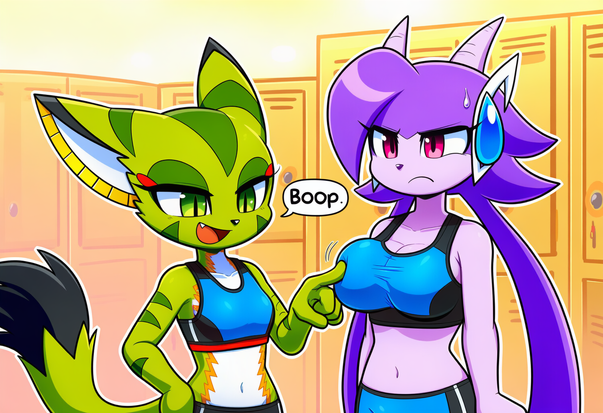 carol tea and sash lilac (freedom planet and etc) directed by boxen549