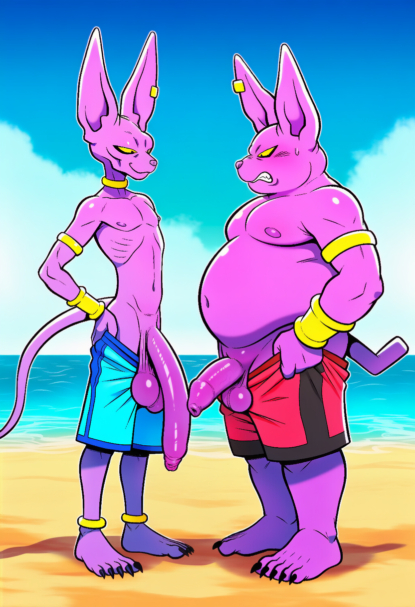 beerus and champa (dragon ball super and etc) directed by boxen549