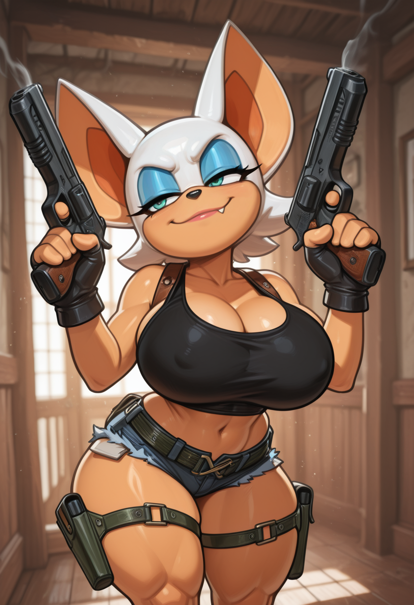 lara croft and rouge the bat (sonic the hedgehog (series) and etc) directed by anonymous director