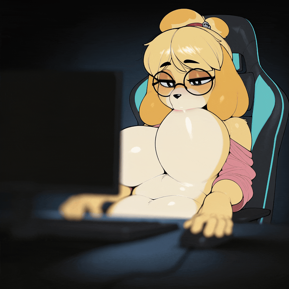 isabelle (animal crossing and etc) directed by ahogagu