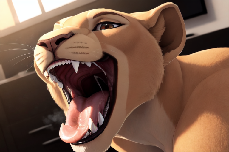 bodily_fluids female feral mouth_shot open_mouth saliva solo throat tongue tongue_out 7footsniper the_lion_king nala_(the_lion_king) felid lion mammal pantherine