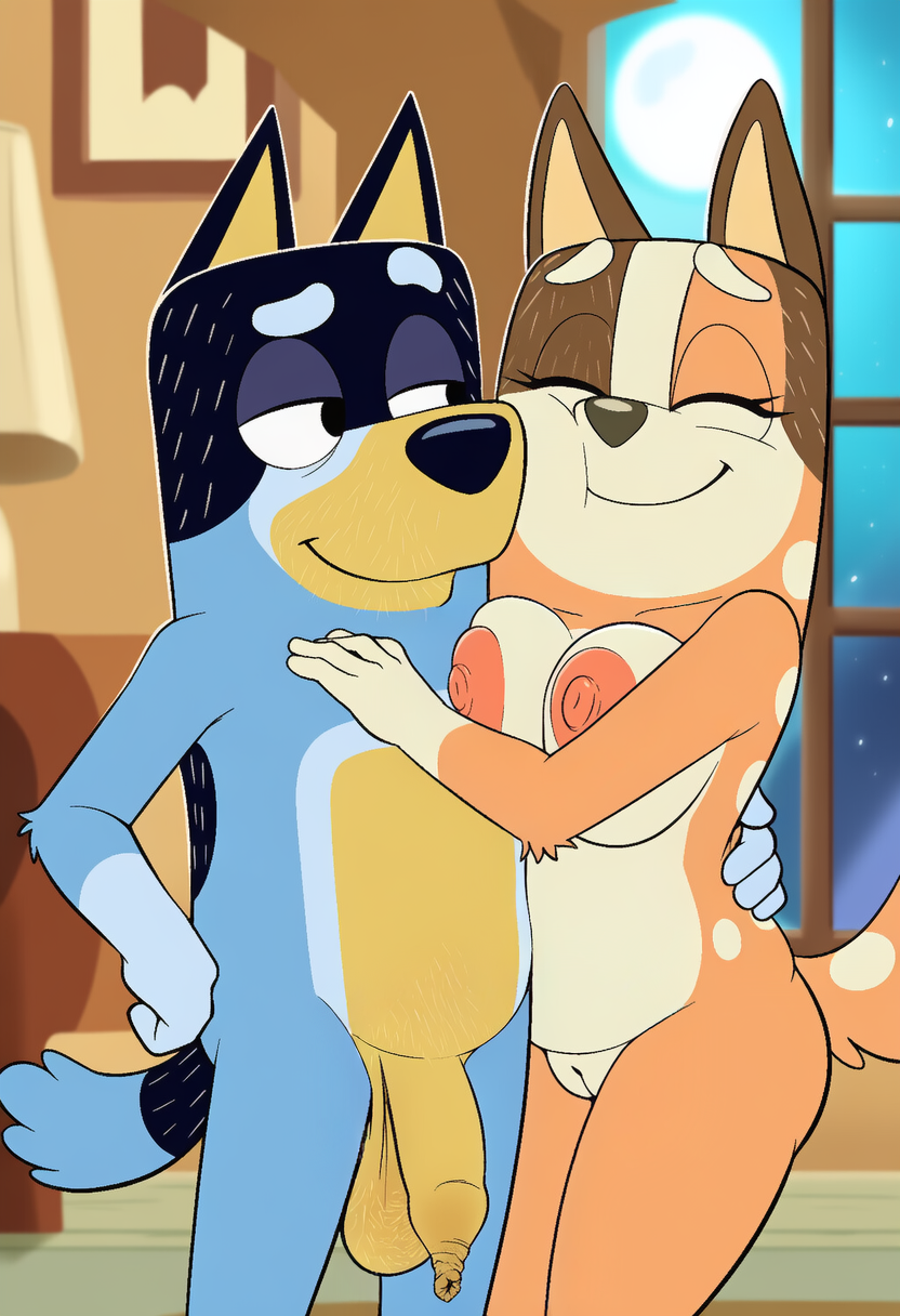 bandit heeler and chilli heeler (bluey (series)) directed by boxen549