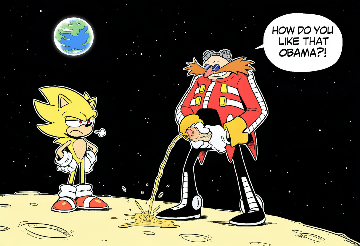 dr. eggman, sonic the hedgehog, and super sonic (sonic the hedgehog (series) and etc) directed by boxen549