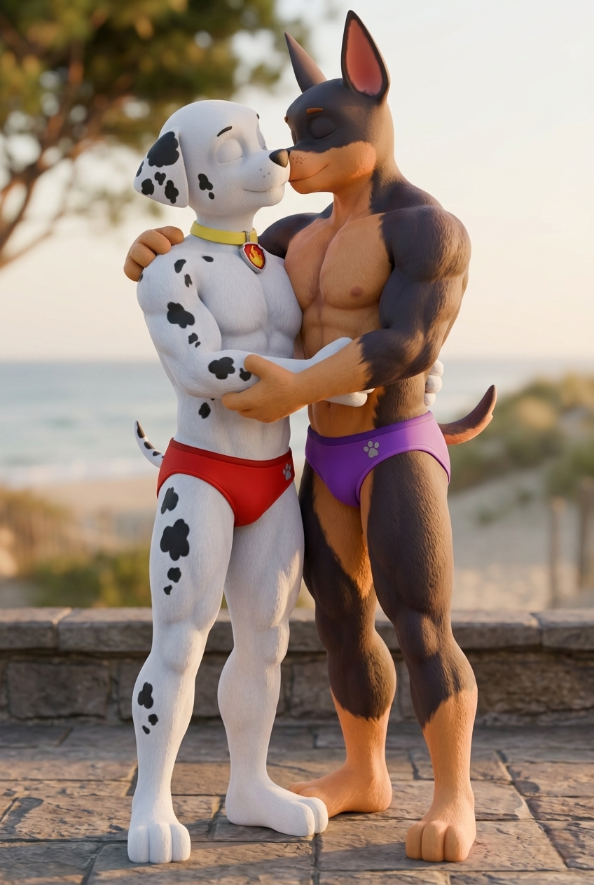 claw and marshall (paw patrol) directed by moriz