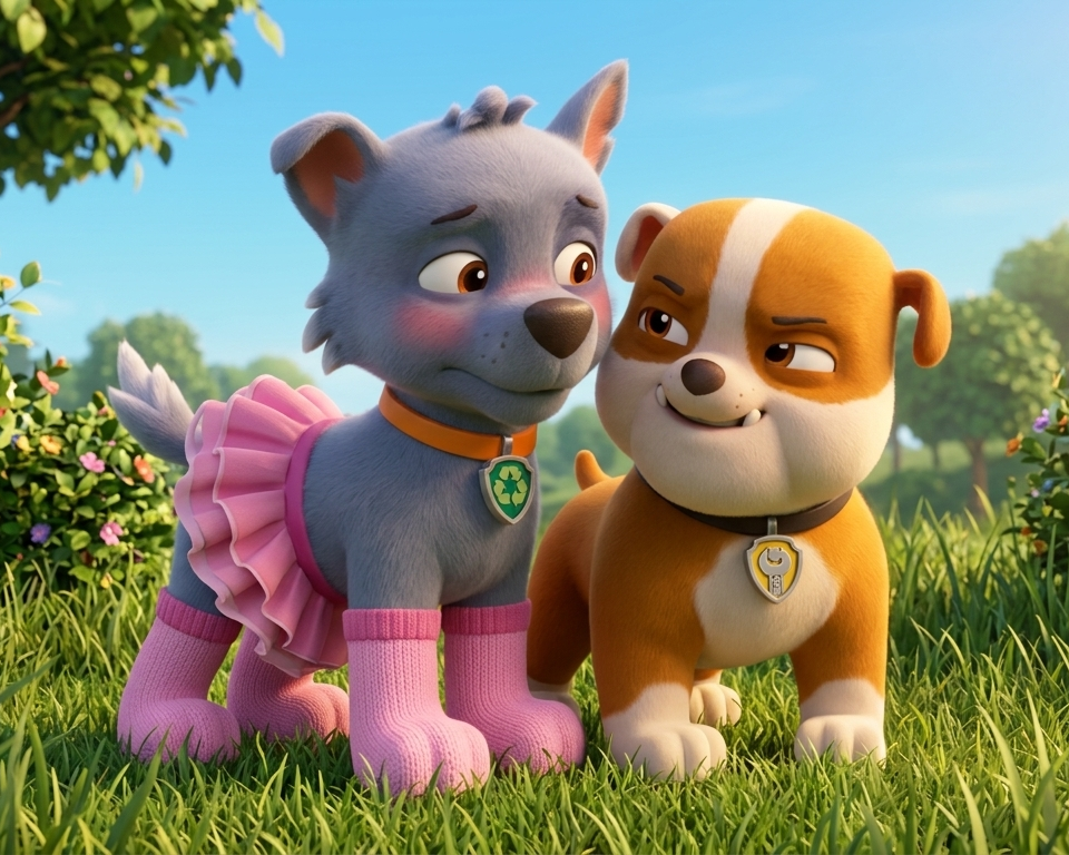 rocky and rubble (paw patrol) directed by moriz
