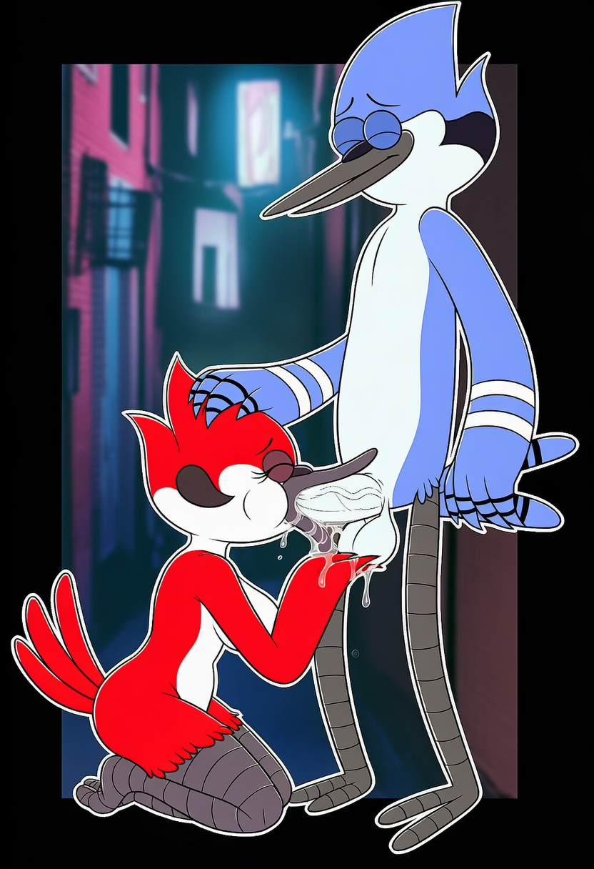 margaret smith and mordecai (cartoon network and etc) directed by boxen549