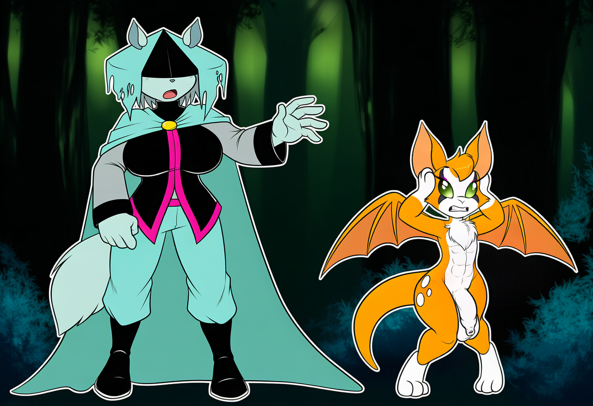 dust and fidget (dust: an elysian tail) directed by boxen549