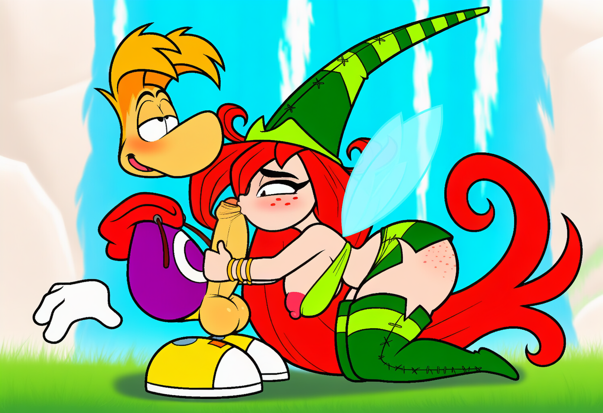 betilla and rayman (rayman (series) and etc) directed by boxen549