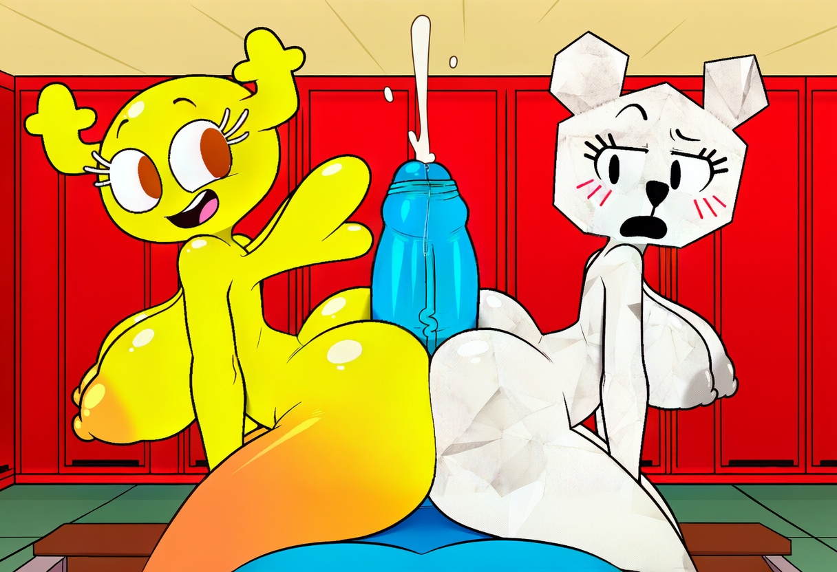 gumball, penny fitzgerald, and teri (the amazing world of gumball and etc) directed by boxen549