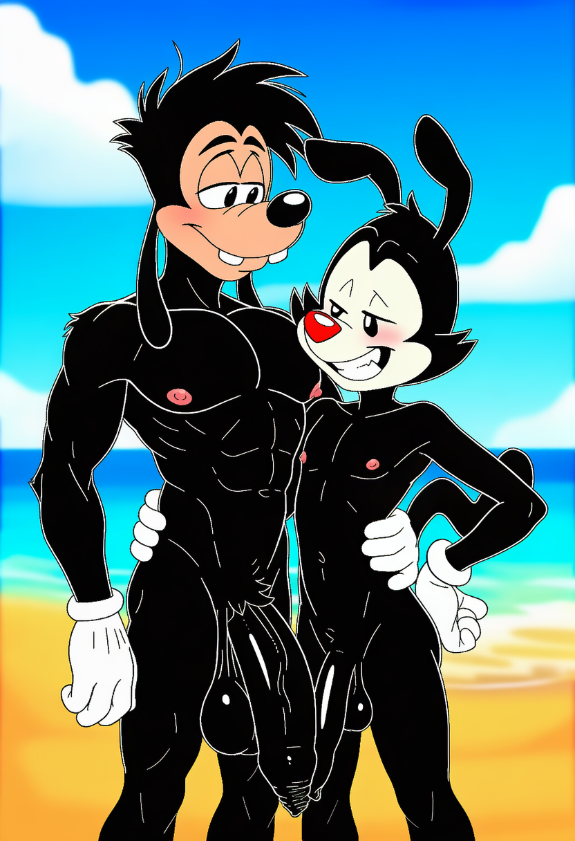 max goof and yakko warner (warner brothers and etc) directed by boxen549