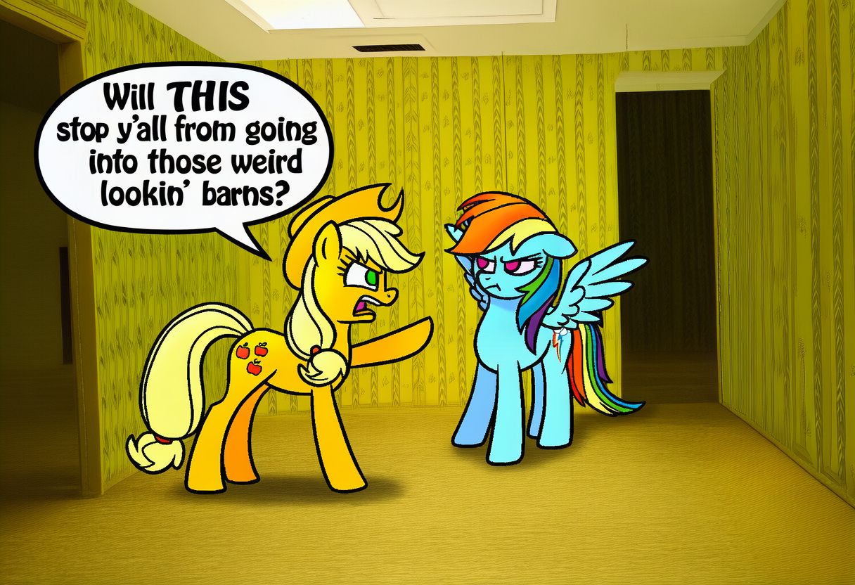 applejack and rainbow dash (friendship is magic and etc) directed by boxen549