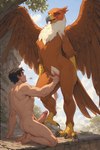 andromorph anthro avian_feet erection feathers female fingering genitals handjob human_on_anthro human_penetrating humanoid_genitalia humanoid_penis intersex intersex/male interspecies male male/female masturbation muscular nude outdoor_nudity outside outside_sex penetration penile penis pussy sex vaginal vaginal_fingering vaginal_masturbation vaginal_penetration wings extravirginweaseloil accipitrid accipitriform avian bird eagle gryphon human humanoid mammal mythological_avian