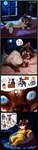 aircraft anthro areola bean_bag bed bedroom biped blue_eyes bottomwear brown_eyes city city_background cityscape clothing female feral flat_chested furniture group gynomorph helicopter intersex messy_room moon necktie night nipples pictographics quadruped school_uniform shirtless skirt thought_bubble underwear uniform window anonymous_director invoke_high bovid bovine canid canine equid equine felid feline hyaenid mammal mouse murid murine rodent absurd_res hi_res