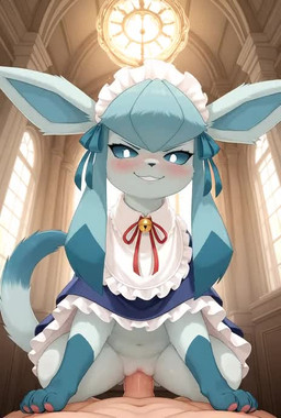 accessory bell bestiality blue_eyes blush bodily_fluids bow_ribbon clothed clothed_feral clothing duo faceless_character faceless_male fangs female female_on_human female_penetrated feral feral_penetrated first_person_view genital_fluids genitals hair_accessory hair_bow hair_ribbon human_on_feral human_penetrating human_penetrating_female human_penetrating_feral human_pov interspecies leaning leaning_forward looking_at_viewer low-angle_view maid_headdress maid_uniform male male/female male_on_feral male_penetrating male_penetrating_female male_penetrating_feral male_pov mansion moan moaning naughty_face open_mouth penetrating_pov penetration penile penile_penetration penis penis_in_pussy pokephilia pussy ribbons sex solo_focus sound_warning teeth uniform vaginal vaginal_penetration powerhead_(director) nintendo pokemon tea_party_style_glaceon eeveelution generation_4_pokemon glaceon human mammal pokemon_(species) animated short_playtime webm