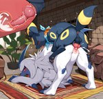 absol anus ass_up backsack balls black_body blush bodily_fluids breath count_grey cum cum_in_pussy cum_in_uterus cum_inside cum_splatter cutaway duo eeveelution erection eyes_closed female feral feral_on_feral from_behind_position fur generation_2_pokemon generation_3_pokemon genital_fluids genitals hi_res inside internal knot larger_penetrated male novelai orgasm pawpads penetration perching_position pokemon_(species) pussy red_eyes saliva scarf sex size_difference umbreon uterus white_body white_fur