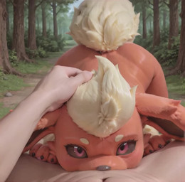 all_fours ambiguous_feral ambiguous_gender ambiguous_penetrated ass_up balls bestiality big_butt black_sclera butt fellatio feral first_person_view forest fur genitals hand_on_head human_on_feral interspecies irrumatio male male/ambiguous male_penetrating male_penetrating_ambiguous male_pov oral orange_body orange_fur outside penetration penile plant raised_tail red_eyes sex tree white_body white_fur markrhey nintendo pokemon eeveelution flareon generation_1_pokemon human mammal pokemon_(species) animated hi_res short_playtime webm